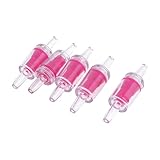 uxcell 5 Piece Plastic Fish Tank Air Pump Non Return Check Valves, Clear