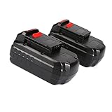 ANTRobut 2pack 18V 3.0Ah Replacement Battery for Porter Cable PC18B-2 18-Volt Cordless Tools Batteries