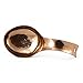 Copper Coated Spoon Rest, Solid Metal Stainless Steel with Copper