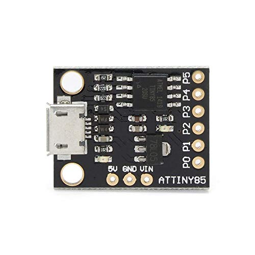 DAOKI 3Pcs Digispark ATTINY85 Board kickstarter Micro USB Development Board Module for Arduino with Dupont Cable Black