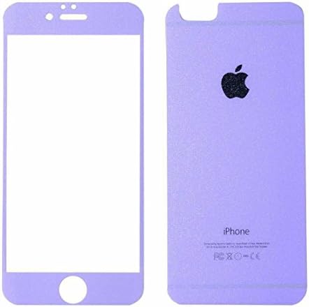 Cool Idea Tempered Glass Screen Protector Decal Sticker Skin for Iphone 5/iphone 5s (violet)