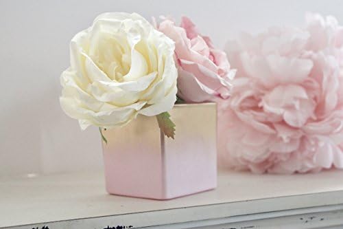 Pink and Gold Ombre Vase
