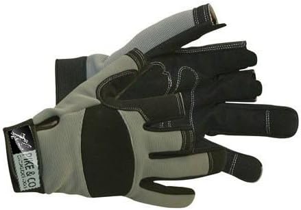 Pike & Co. Part Fingerless Mechanics Gloves - M by Pike & Co.