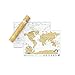 Luckies | Scratch Map Original Travel Size | Scratch Off World Map | Wall Art & Scratching Art | Mini World Maps Poster To Track Travels | Travel Journal Alternative & Traveling Gifts | Small