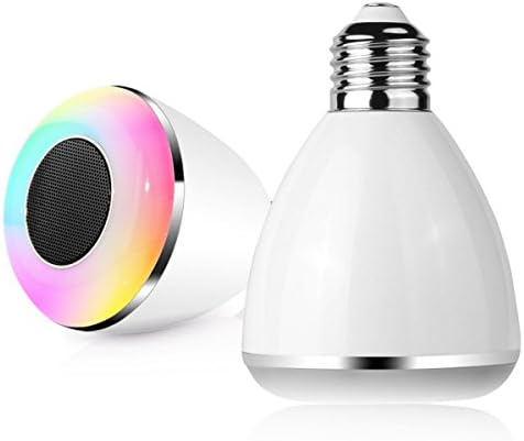 Light Bulb Rings light bulb appliance Hot Selling RGB Color Light Bluetooth 4.0 Smart LED Bulb Music Audio Speaker light bulb ring ceramic White