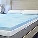 Sure2Sleep Queen Premium, 3 LB. Gel Swirl Memory Foam Mattress Topper Made in USA 2-Inch Blue