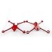 UUMART Upper and Lower Case Body Shell for MJX B2W GPS Quadcopter Drone Spare Part-Red
