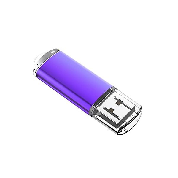 JUANW 5 Stück 16 GB USB 2.0 Flash Drive Memory Stick Speicher Thumb Stick Pen (fünf verschiedene Farben: Blau, Lila… – Bild 6