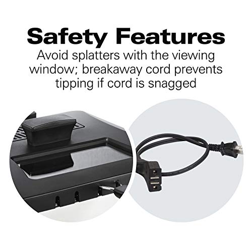 Hamilton Beach Professional Style Electric Deep Fryer, Lid with View