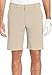 IZOD Men's Golf Swing Flex Stretch Flat Front Short, red khaki, 36