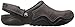 Crocs Men's Swift Water Leather CLG Fisherman Sandal, Espresso/Black, 9 M US