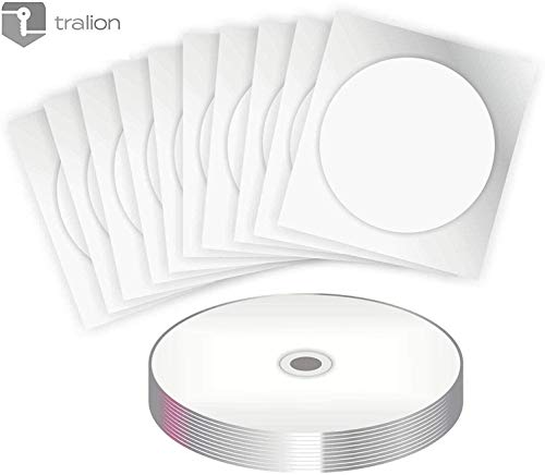 Tralion DVD-R Rohlinge weiß 4,7GB Data / 120 Minuten 16x High Speed, 10 Stück (10 Stück)