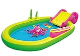 Jilong Giant Inflatable Sea Animal Kiddie Play Pool - Inflatable Pool for Kids - Complete with Pool Accessories and Water Activities - 117