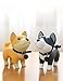 DomeStar Cute Dog Bank, Shiba Inu Coin Bank Kids Toy Bank Doggy Puppy Piggy Bank for Girls Boys