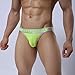 Sikye Male Underwear Men's ComfortSoft Briefs Sexy Low-Waist Underpants (XL, Yellow)