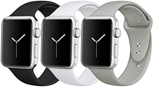 Fuleda Compatible with Apple Watch Band 38mm 40mm 42mm 44mm, Replacement Accessory Bands for iWatch Series 4, Series 3, Series 2, Series 1, S/M M/L