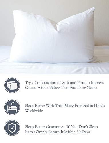 Pillow Similar To Choice Hotels Soft And Firm Hotel Bed Pillows For Optimal Sleeping Firm 