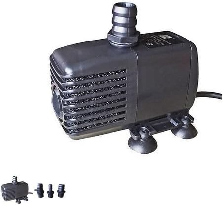 Wp 1100 Water Pump 290 GPH Aquarium Pond Fountain Hydroponics Adjustable Flow