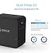 ORICO Quick Charge 2.0 Power Adapter. Enabled Wall Charger for Android, iPhone, iPad, and QC enabled devices - Black