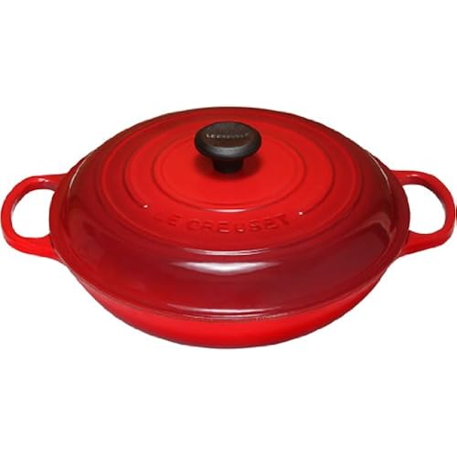 Le Creuset Enameled Cast Iron Signature Braiser, 5 qt. , Cerise