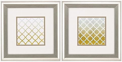 Propac Images 1630"Yellow Lattice Wall Decor, 2 Pack