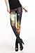 Pink Wind Ladies Sexy Galaxy Space Print Leggings Pant Stretch Tights (One Size, Galaxy Orange)