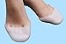 GEOOT 1Pair Silicone Gel Toe Caps Soft Ballet Pointe Dance Athlete Shoe Pads for Girls Women (White)