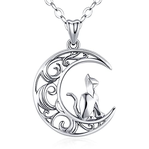 Moon Pendant Necklace Jewelry Gift 