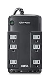 CyberPower CP350SLG Standby UPS System, 350VA/255W, 6 Outlets, Compact