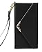 Iphone 6 Plus and 6s Plus Wallet Case Crosspace iphone 6s Plus Envelope Flip Handbag Shell PU Leather Detachable Folio Cover Cases with Card Holders Wrist Strap for Apple Iphone 6 plus 6s plus 5 point5 Binches Black