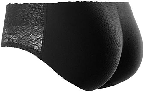 DDJX Hip Enhancer, Ladies Plus Size One-Piece Hip Briefs Padded Cushion Comfortable Breathable Low Waist Fake Ass Women's Control Knickers (S-XL)
