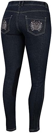 Irideon K/P Royal Crest Stretch Denim Breeches Navy - 28