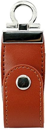 Civetman USB Flash Drive 16GB USB 2.0 Key Chain PU Leather USB Stick Pen Drive