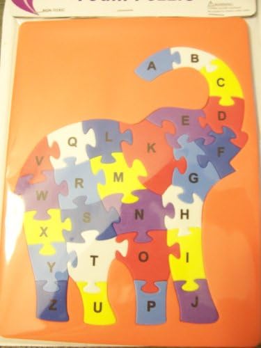 Kingsbridge Educational Foam Puzzle ~ Alphabetical Elephant (Colors May Vary)