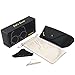 JOJO'S SECRET Oversized Square Sunglasses Metal Frame Flat Top Sunglasses JS009 (Gold/Transparent Red+Gold/Pink, 2.48)