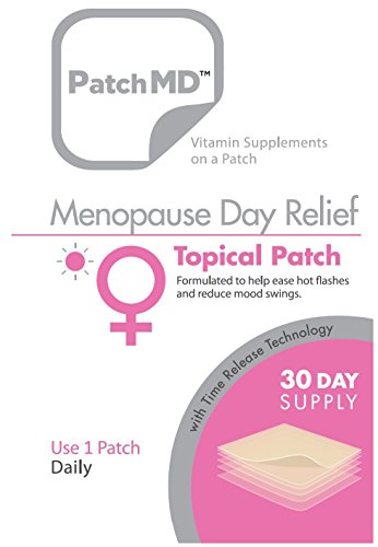 PatchMD - Menopause Day Topical Patch - Natural Daily Menopause Topical Patch, eases Headaches, Mood Swings - 30 Day Supply