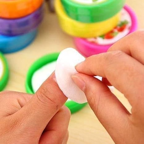 OCI Nail Polish Remover Wipes Round (4 Packs of 30 Pads each, Total 120 pads) with Slow Evaporation and No White Nails