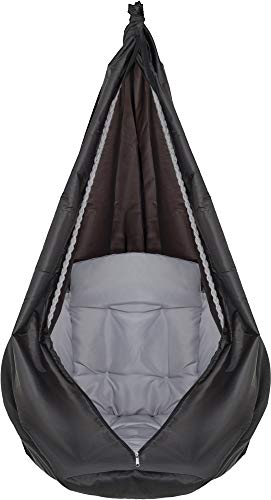 VITA5 Makramee Hängesessel Indoor - Bequemer Boho Hängestuhl für Garten & Balkon - Hängeschaukel mit weichem Kissen… – Bild 6