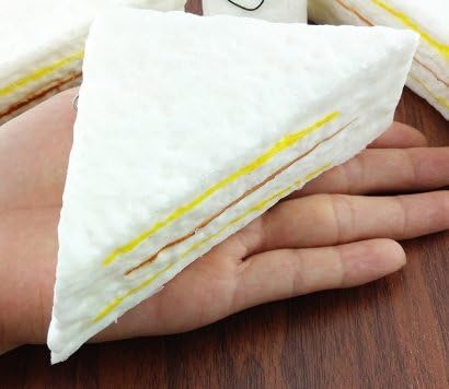 Jumbo Squishy Triangle Cakes Bread Scented Collectibles Soft Buns Play Home Gift Toy For Kids
