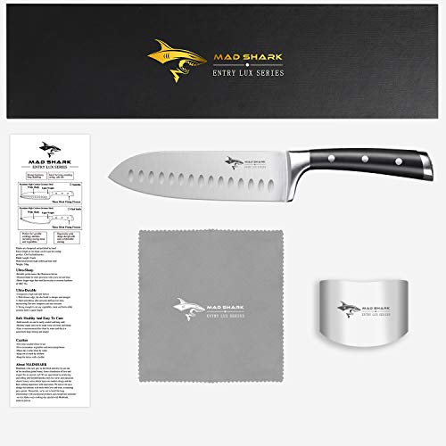 5 Santoku+Knife+Stainless+Ergonomic+Restaurant