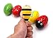 Set of 6 - 5PCS Colorful Adorable Wooden Egg Maracas Music Percussion Baby Kids Children Toy Egg Shakers(Assorted color) & 1 PCS Mini Wooden Ball Musical Instruments Maracas(Random color)