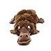 Outward Hound Kyjen 31008 Egg Babies Platypus Plush Dog Toys Squeak Toy Dog Puzzle, Large, Brown