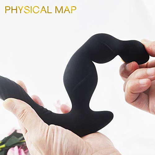 B&G Anal Vibrator Prostate Massager with Three Motors & 24 Vibrations, Butt Plug G spot Vibrator, Anal Sex Toys for Men Women Couples, Remote Control Rechargeable