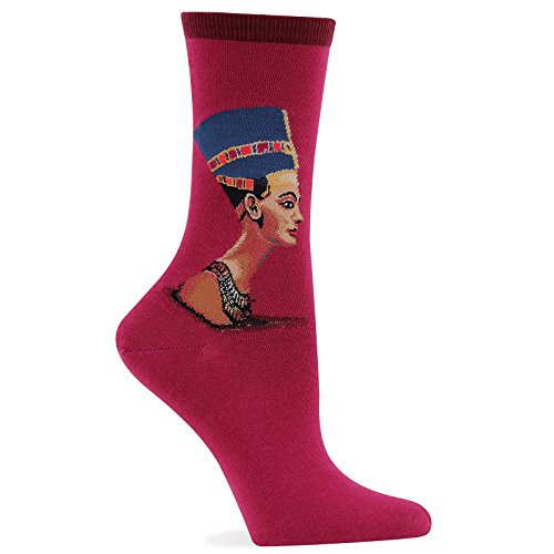 Hot Sox Nefertiti Sock,Raspberry,Medium,Raspberry,Medium, 9-11