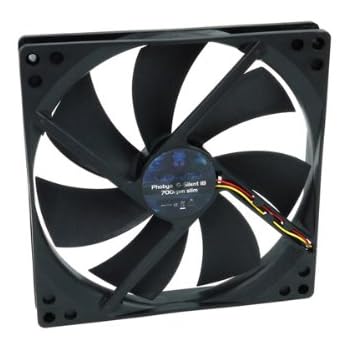 Phobya G-Silent 18 Black 700rpm 180 x 180 x 25 Tower Complete Another - Component (180 x 25 x 180 mm)