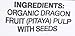 Pitaya Foods, Superfruit Smoothie Pack, Dragonfruit, Organic, 14 Ounce (Frozen)
