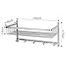 HOMEIDEAS Large Capacity Shower Caddy Stainless Steel Corner Shower Basket Bathroom Shower Shelf Organizer Rustproof,Wall Mount,Brushed Finish