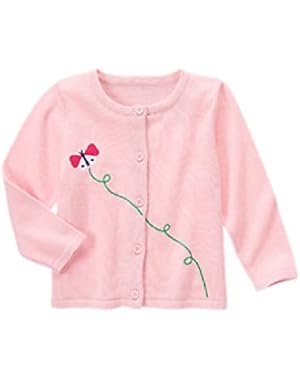 Baby Girl Butterfly Cardigan