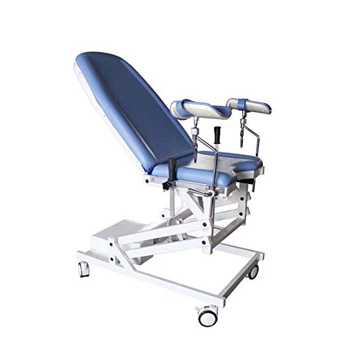 DZWJ Gynecological Examination Bed Chair Stainless Steel Portable Electric Examination Bed Folding Simple Gynecological Operation Bed