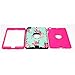 iPad Mini Case, TabPow [Shockproof][Drop Protection][Heavy Duty] Three Layer Rugged Hybrid Hard Case Cover for iPad Mini and iPad Mini 2 with Retina, Rose Floral Flower Hot Pink